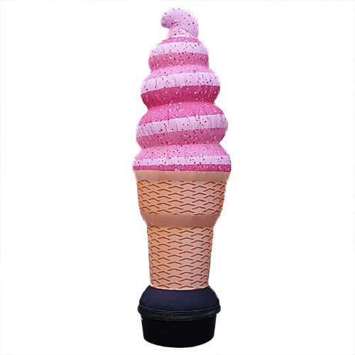 아이스크림 핑크 에어간판( 3m/LED등 )